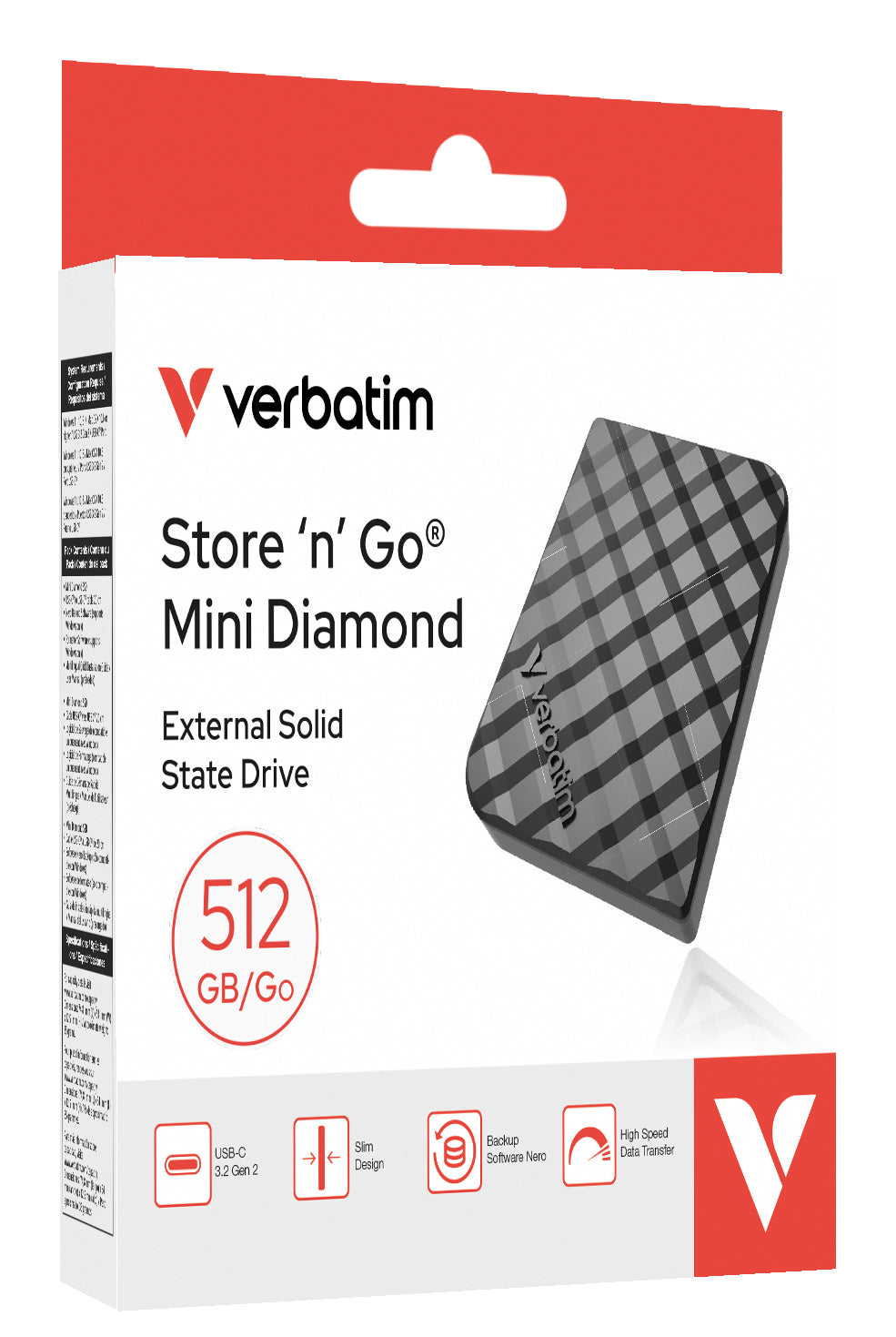 Verbatim Store 'n' Go Mini Diamond 512 GB – Ansicht 2