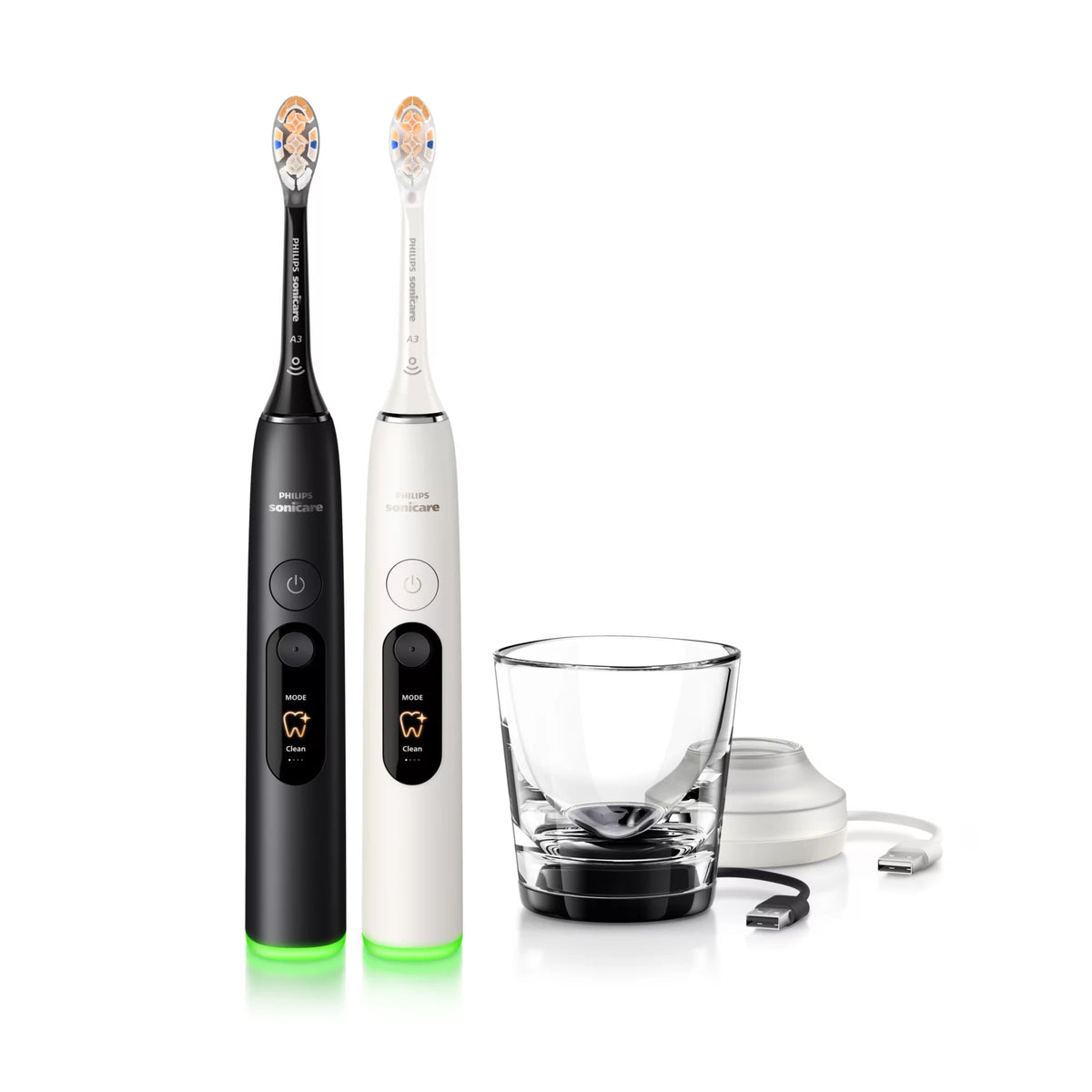 Philips Sonicare DiamondClean 8500 HX8596/21 – Schallzahnbürste im 2er-Set
