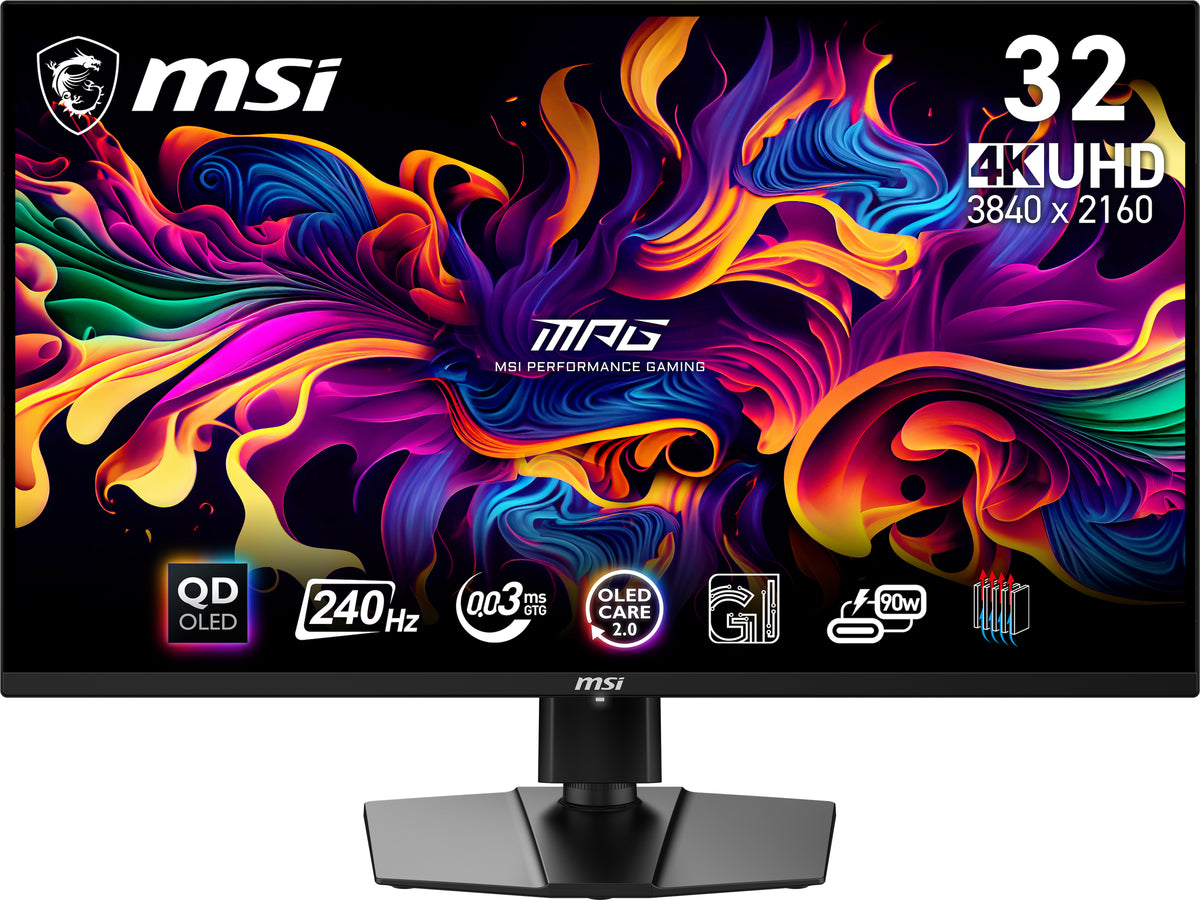 MSI MPG 321URX QD-OLED – 31,5-Zoll-4K-Gaming-Monitor, 240 Hz