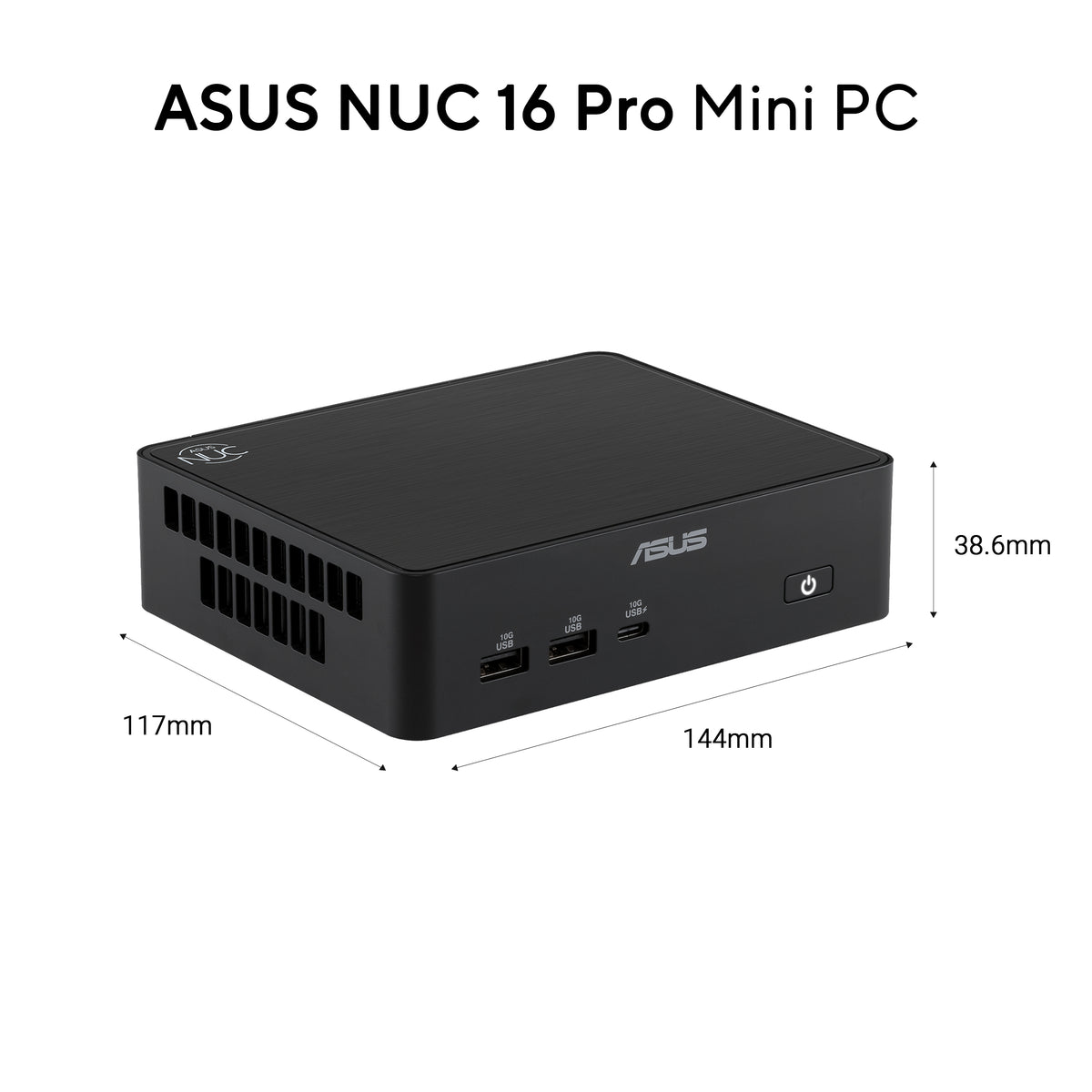 ASUS NUC 16 Pro – Mini-PC Barebone mit Intel Core Ultra X7 358H