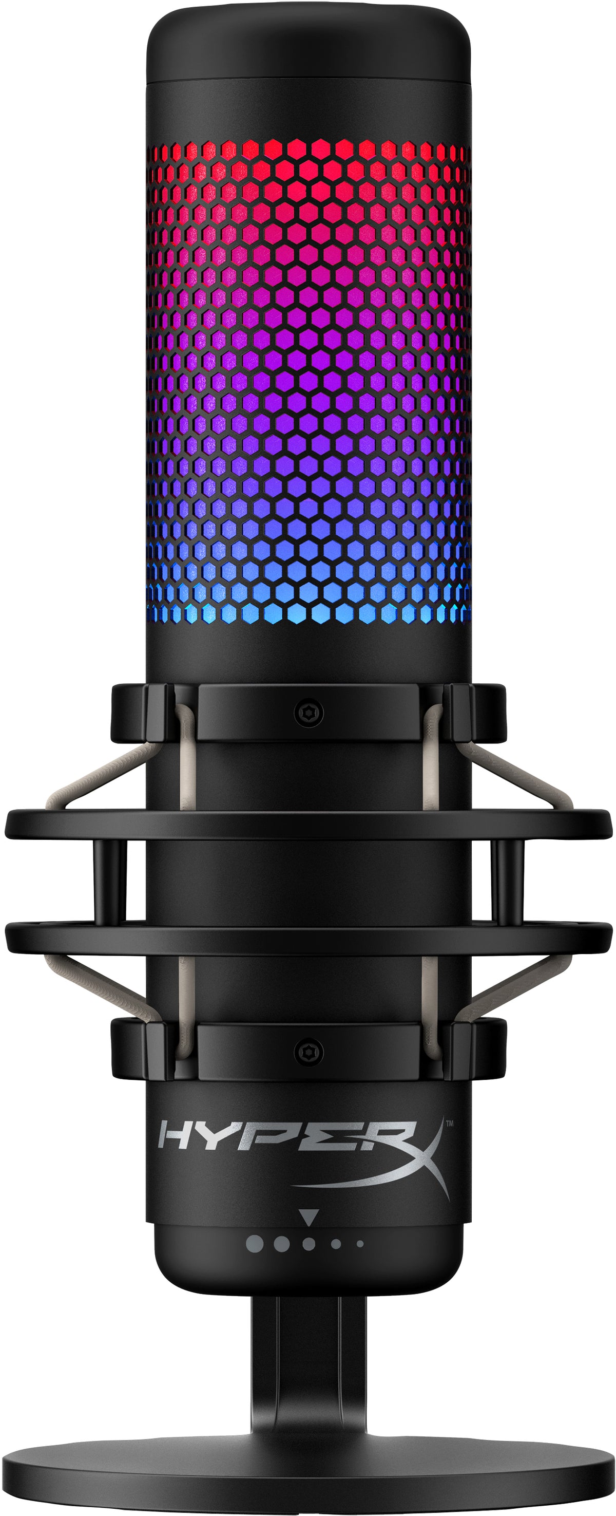 HyperX QuadCast S – USB-Kondensatormikrofon mit RGB-Beleuchtung