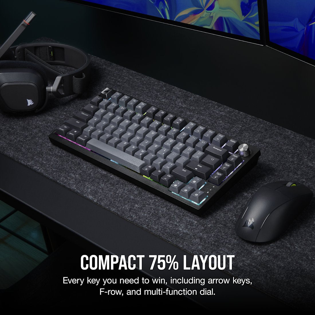 Corsair K65 Plus Wireless – Ansicht 3